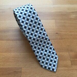 Strong Suit by Ilaria Urbinati Gingham Print Silk Tie